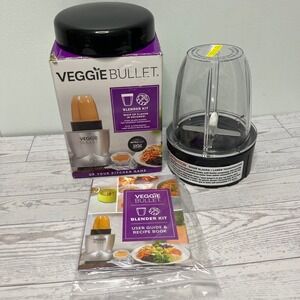 Veggie Bullet Blender Kit 4 Piece Set Magic Bullet VBR-U0201L New Open Box